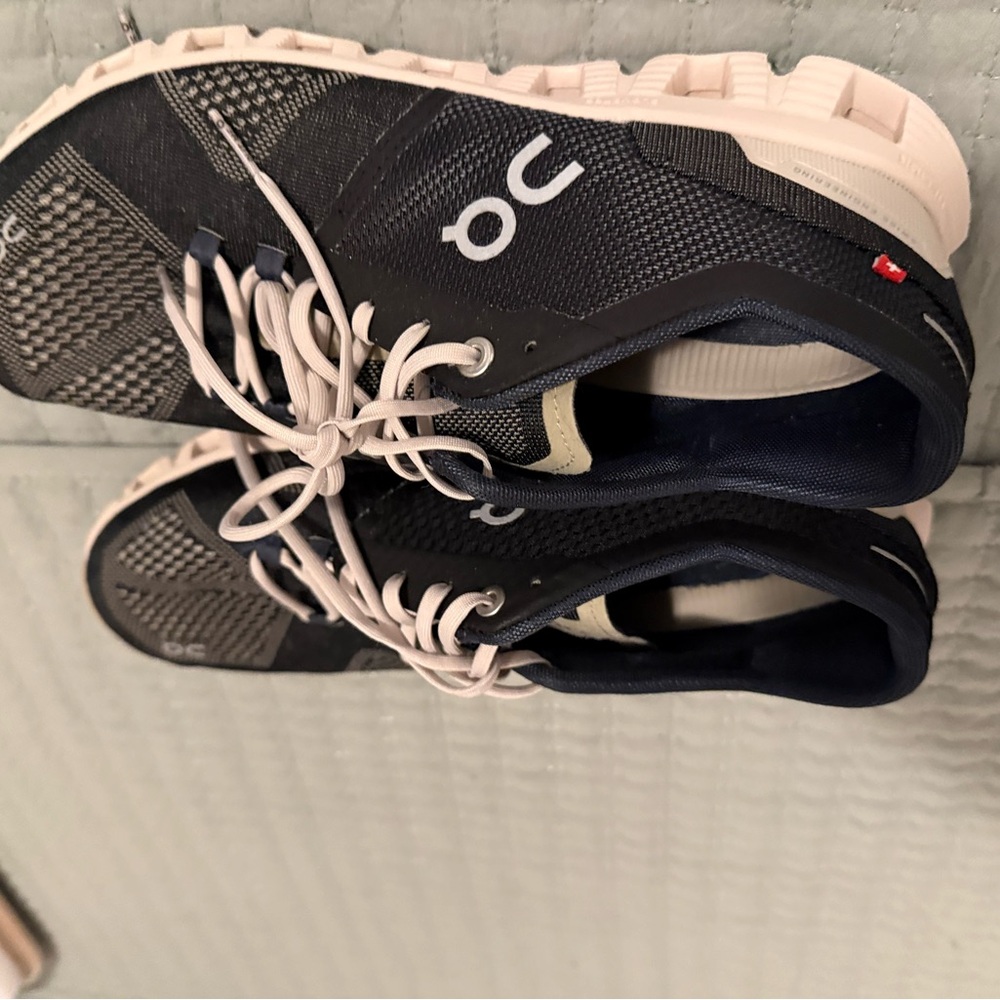 On Running Women’s Black and White Athletic Shoes - Picture 8 of 12